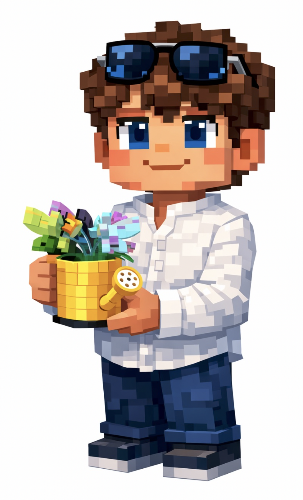 Gioele in stile Minecraft